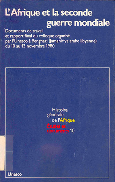 Etudes et documents: Histoire générale de l'Afrique, volume X